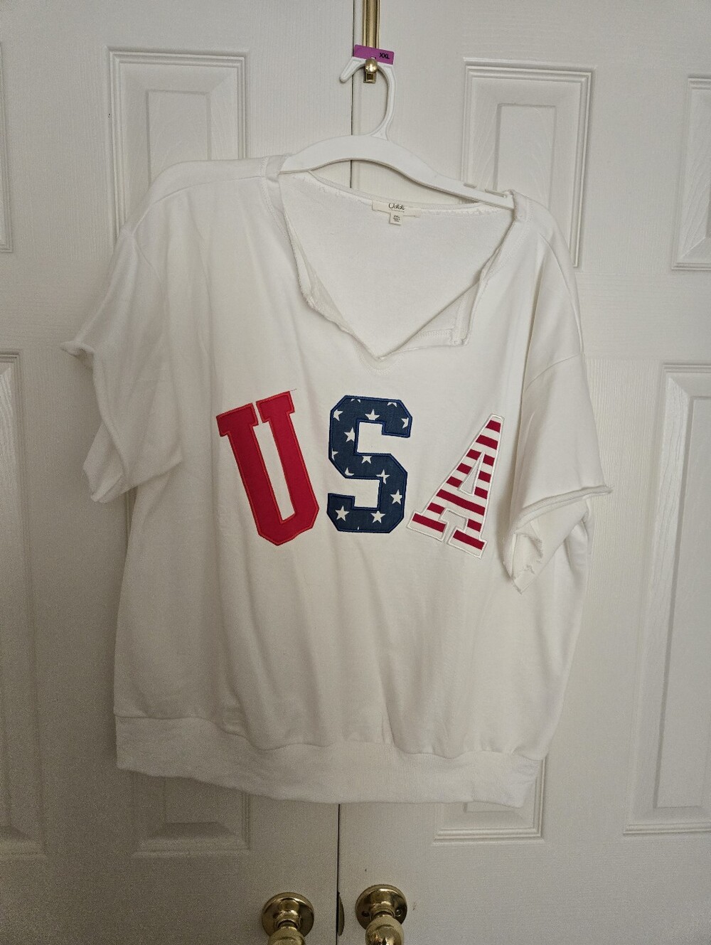 Oddi USA Short Sleeve Terry Top- White